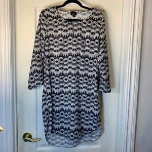 Relaxed Chic Pattern Dress – Effortless Everyday Style - Relaxed Everyday